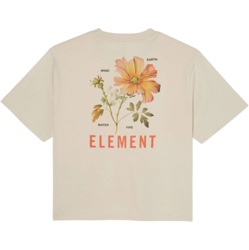 2026 Element Womens Peace Of Mind T-shirt ELJZT00148 - Oat Milk